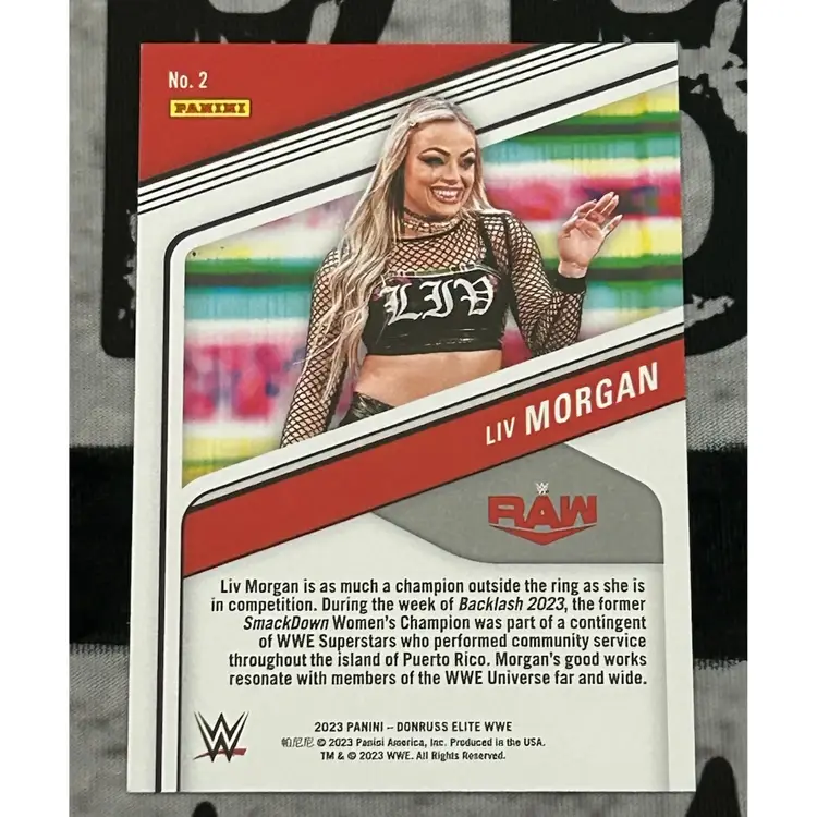 2023 Elite Liv Morgan Status Blue 43/80