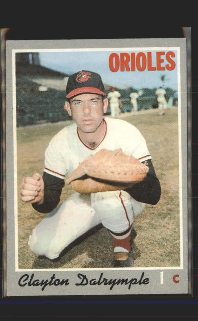 Clayton Dalrymple 1970 Topps #319 - () - Baltimore Orioles