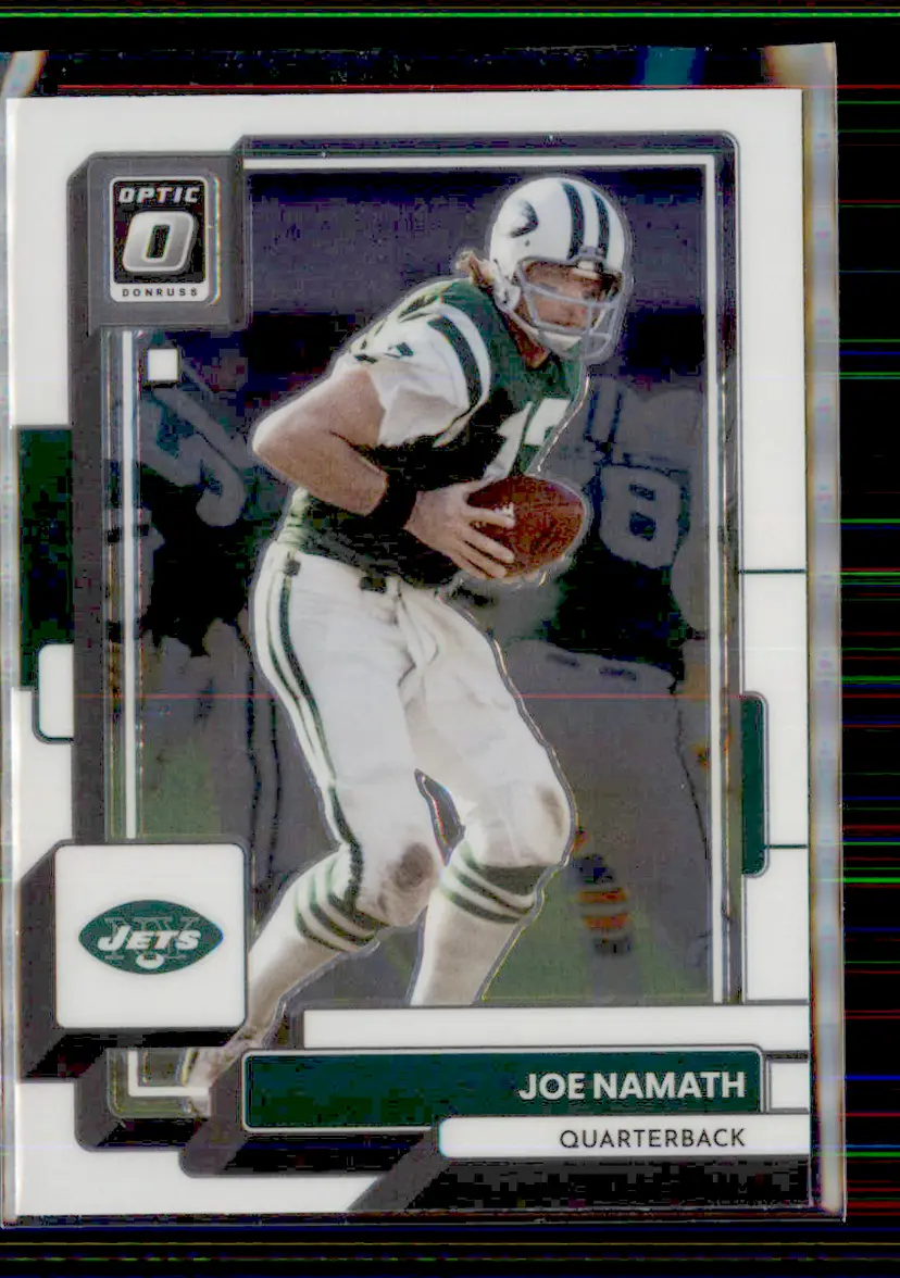 Joe Namath 2022 Donruss Optic #156 - New York Jets - (130-184)
