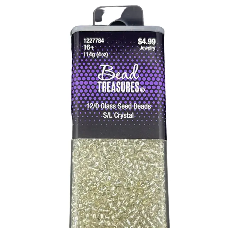 S/L Crystal Bead Treasures 12/0 Glass Seed Beads
