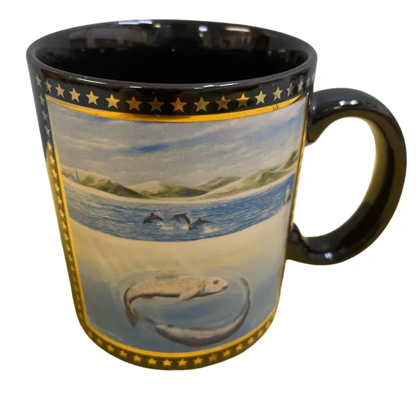 VTG Otagiri Paul Whitehead Design Pisces Mug