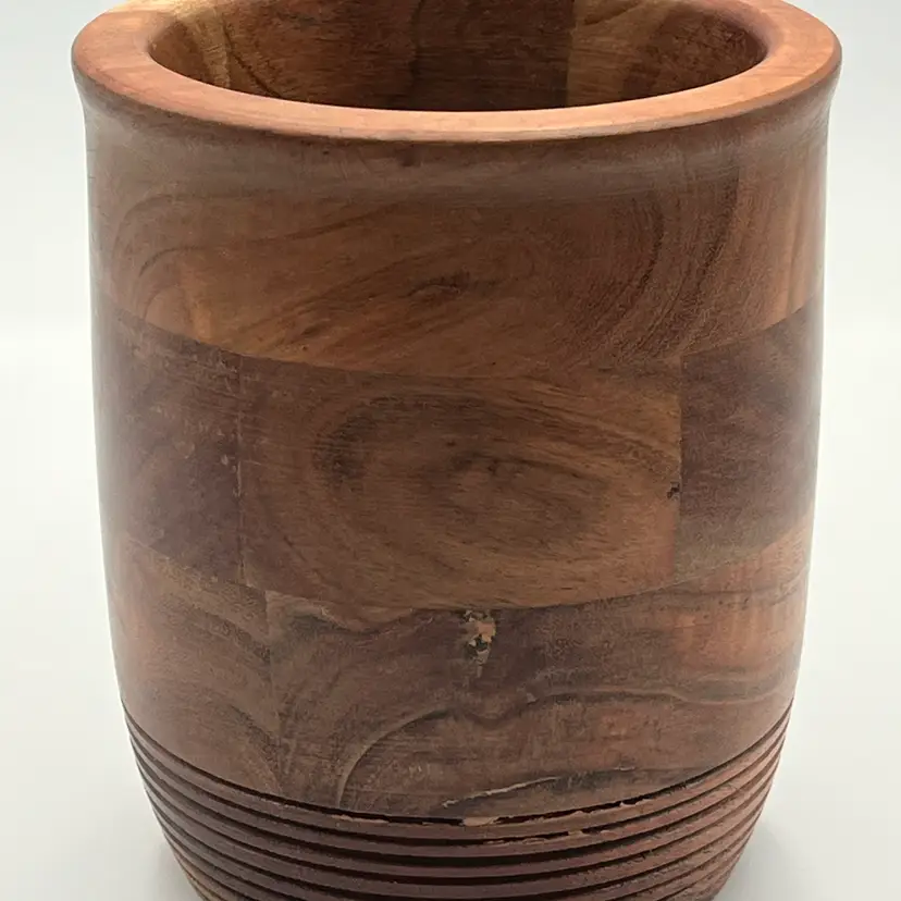 Wooden Utensil Holder