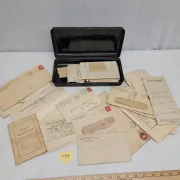 35 Vintage Box Of 1920s Ephemera