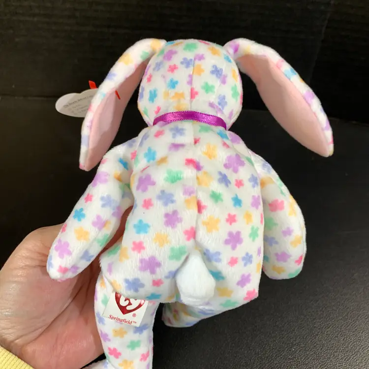 TY Beanie Baby Bunny "Springfield"