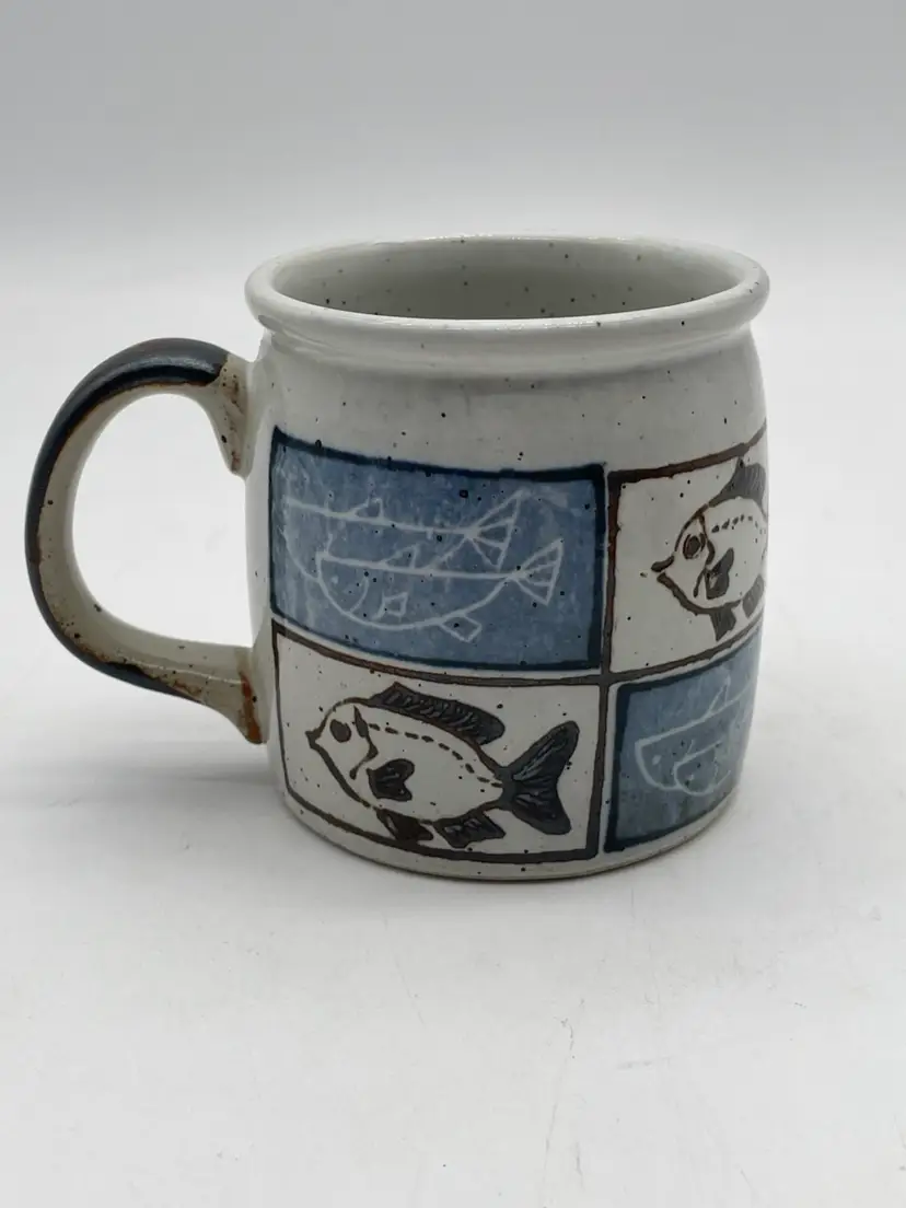 Vintage Otagiri Stoneware Fish Mug