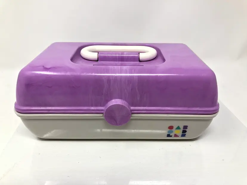 Caboodles Pretty in Petite Lavender and Cream Make-up Organizer