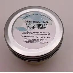 Made by Me!  Body Balm - LEMONGRASS - 4 OZ Made with Beeswax!  READ