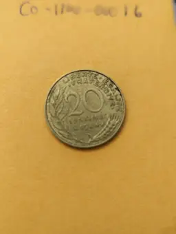 1984 France 20 Centimes