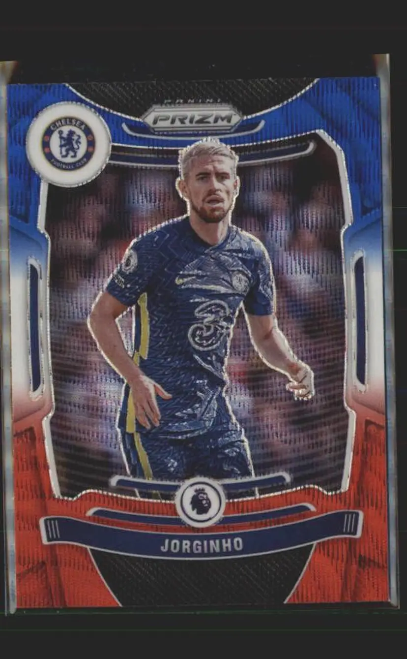 2021-22 Prizm EPL #249 Jorginho Prizms Red White and Blue - ( 138 ) - Chelsea FC
