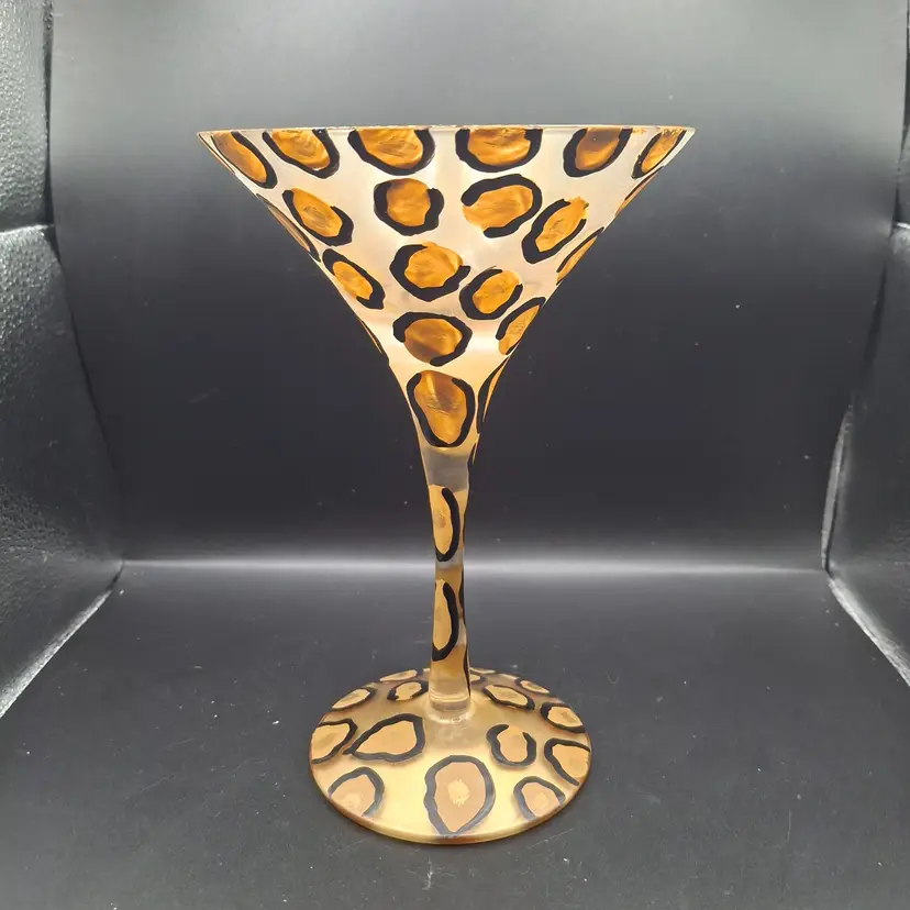 Hand-Painted Lolita Love My Martini Glass Leopard Leopardtini Recipe