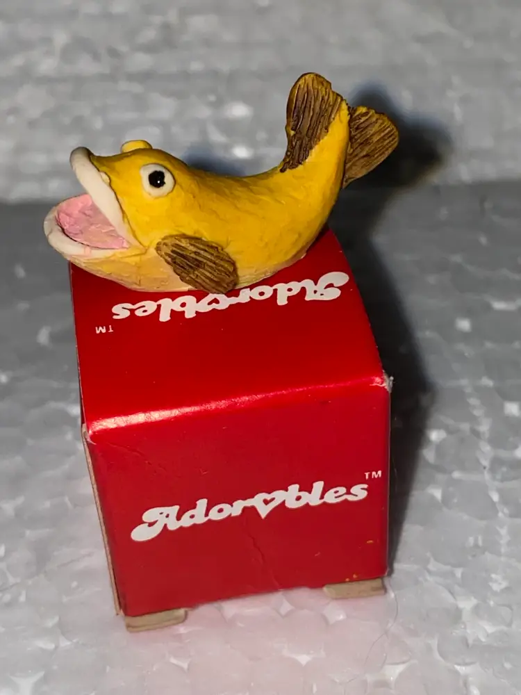 #01 Adorable's animal Figurine made in Scotland, hand painted as pictured