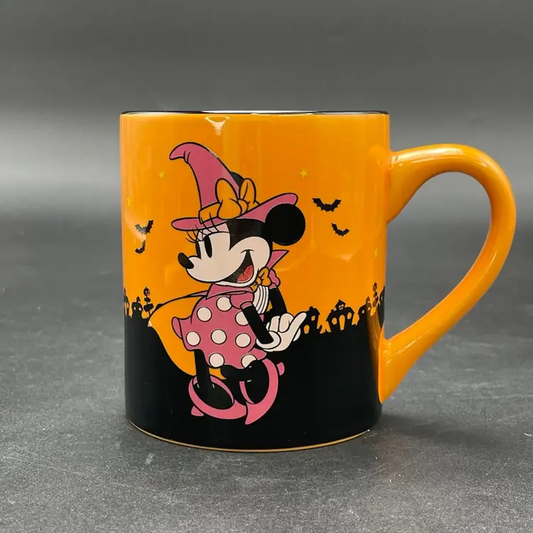 Disney Happy Halloween Minnie Mouse Witch Coffee Mug Cup Kitchen