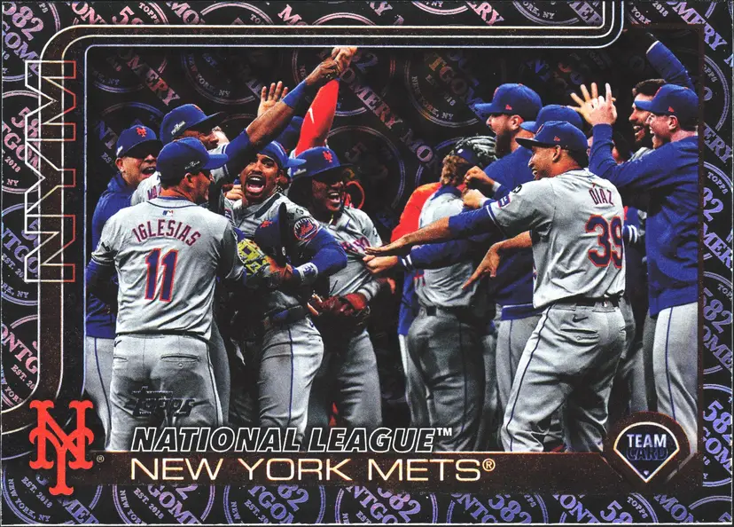 New York Mets - 2025 Topps 582 Montgomery Club Foil - Pick Your Card