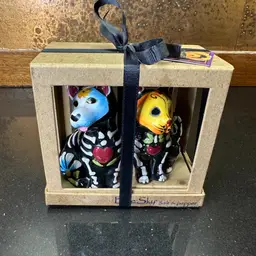 Blue Sky Sugar Skull Shakers