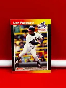 1989 Donruss Collector Baseball Trading Card White Sox Dan Pasqua #294