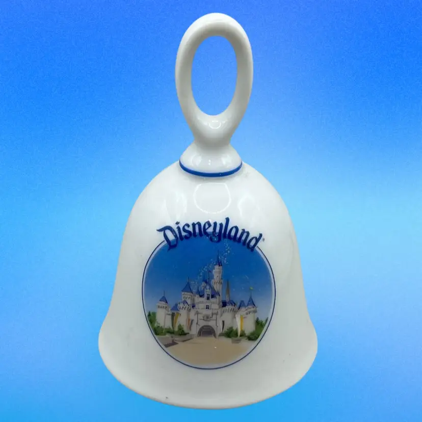 Vintage Disneyland Porcelain Bell Japan 4.5”