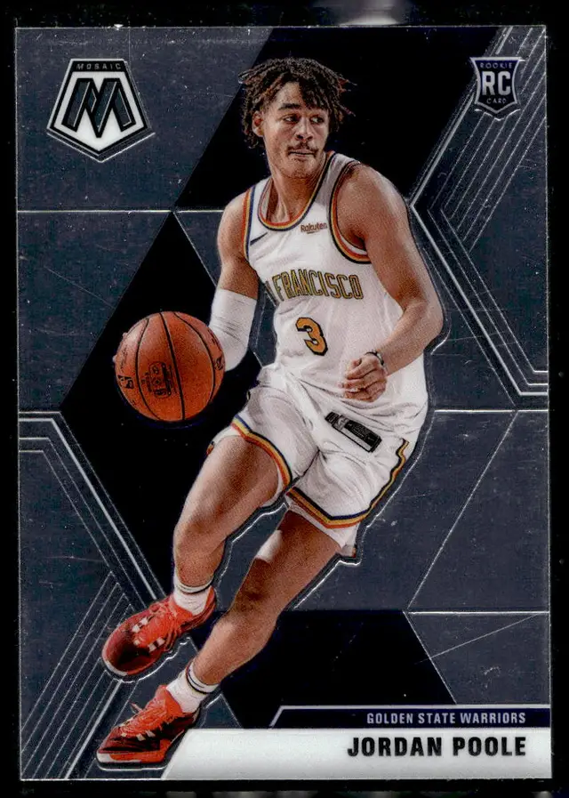 2019-20 Panini Mosaic Basketball Lot of 5 Jordan Poole RC's #228