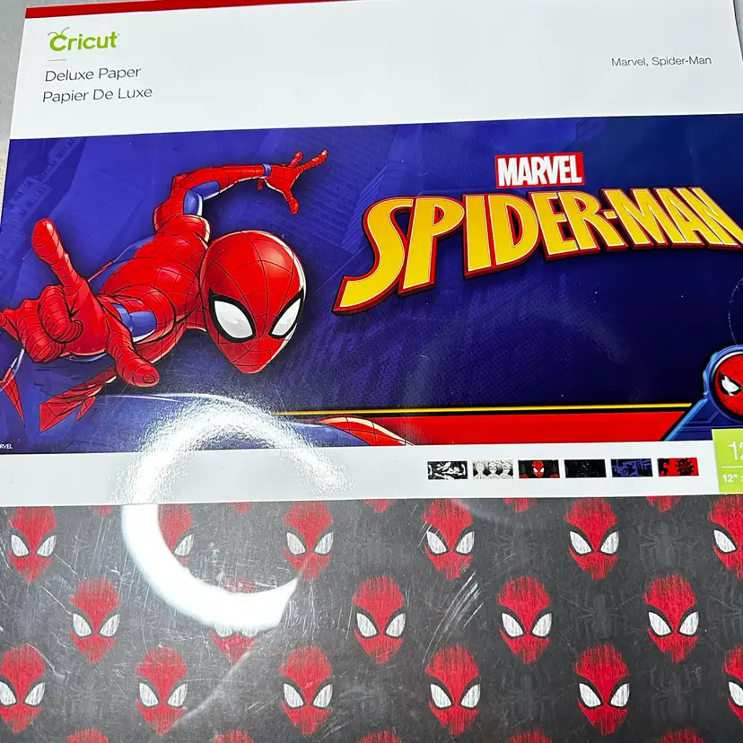 #01 - Cricut/Disney Scrapbook Paper Spider-Man