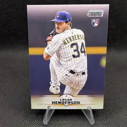 Logan Henderson 2025 Topps Stadium Club Rookie RC #13 - Milwaukee Brewers
