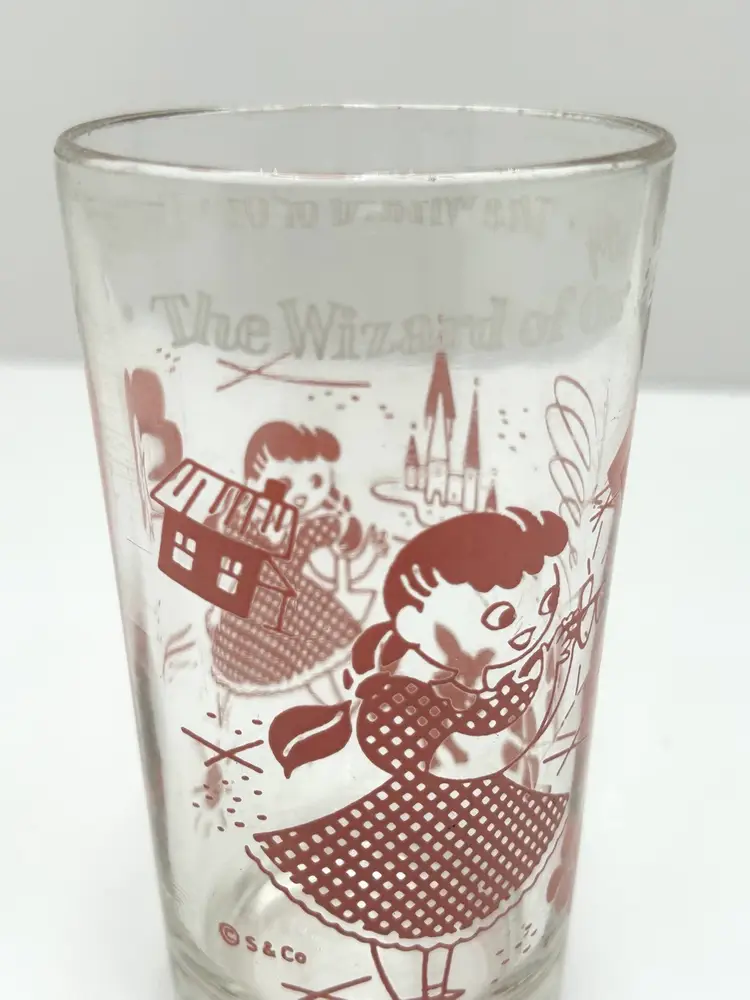 Wizard Of Oz With Dorothy S & Co Drinking Glass