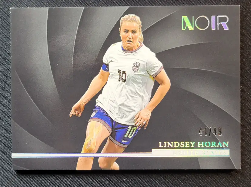 24-25 Panini Noir Soccer - Lindsey Horan / 49