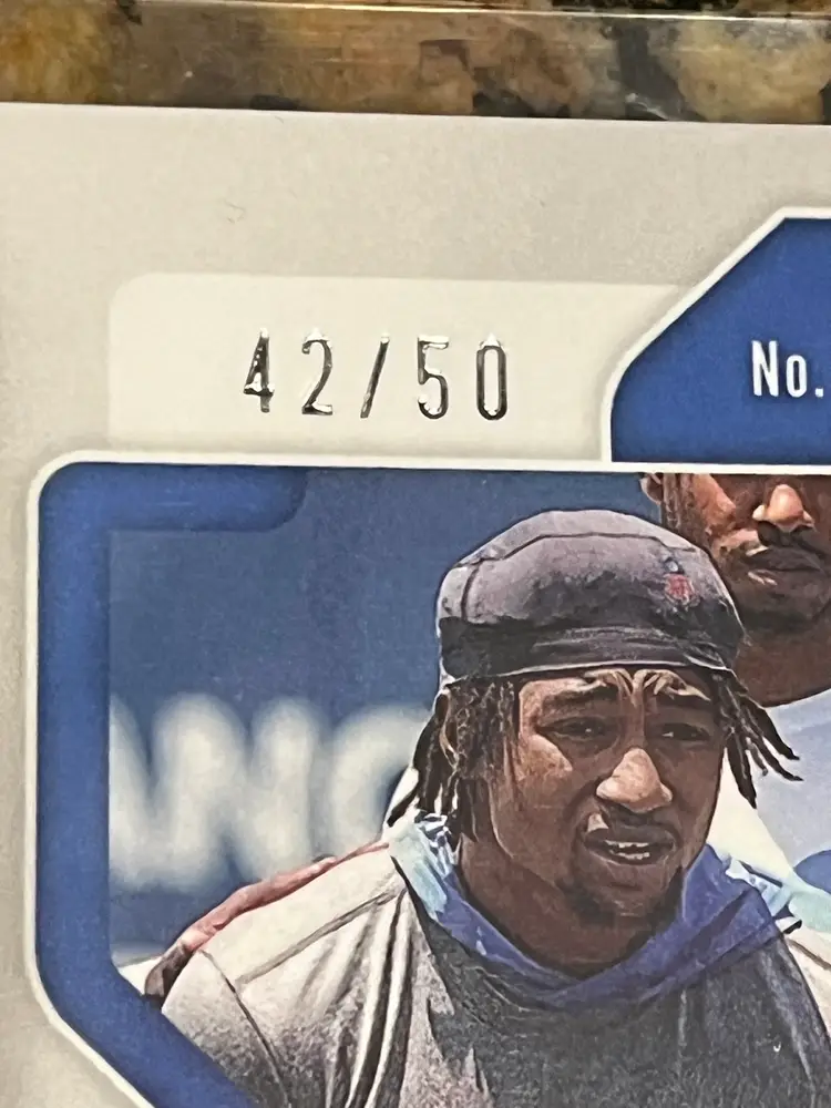 2021 Panini Prizm - Rookie Red Disco Prizm /50 Asante Samuel Jr. (RC) - Los Angeles Chargers 