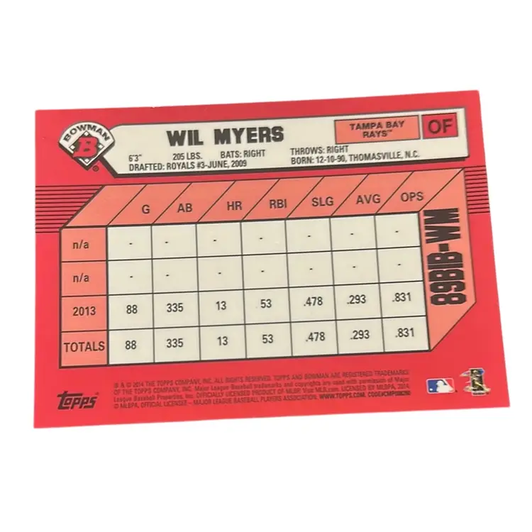 Wil Myers 2014 Bowman