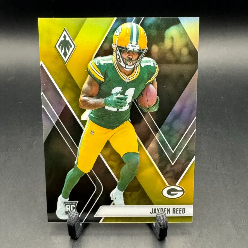 2023 Panini Phoenix - Rookies Jayden Reed #111 Yellow 29/75 (RC) Color Match!