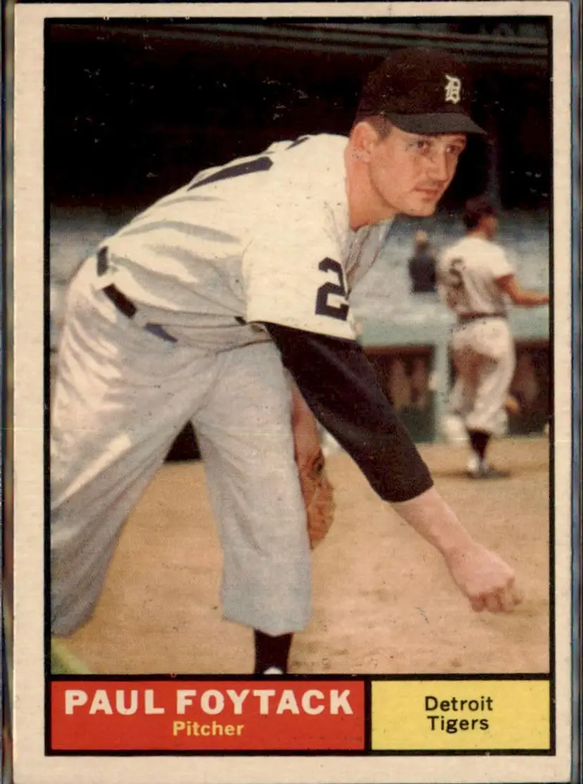 1961 Topps #171 Paul Foytack - ( ) - Detroit Tigers
