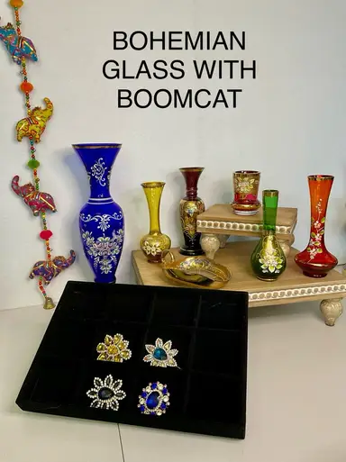 Bohemian Glass With BOOMCAT