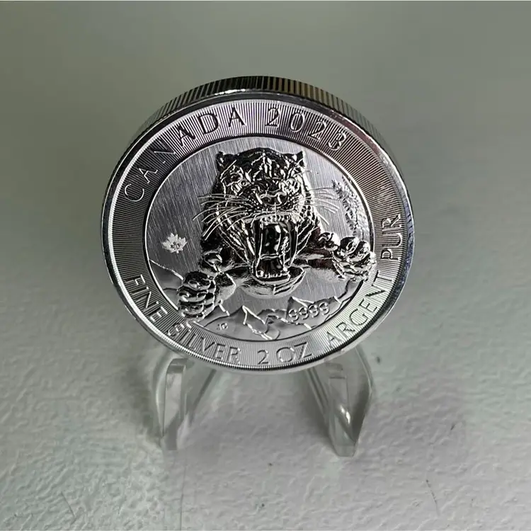 2023 Canadian 2oz Sabre-tooth Cat