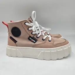 Palladium Shoes Pallatower Hi W 98573-662-M beige Womens Size 8