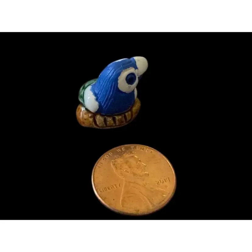 #23- Vintage  Animal Sculpture Figurine/Bead Made In Ecuador Hand Made As Pictured