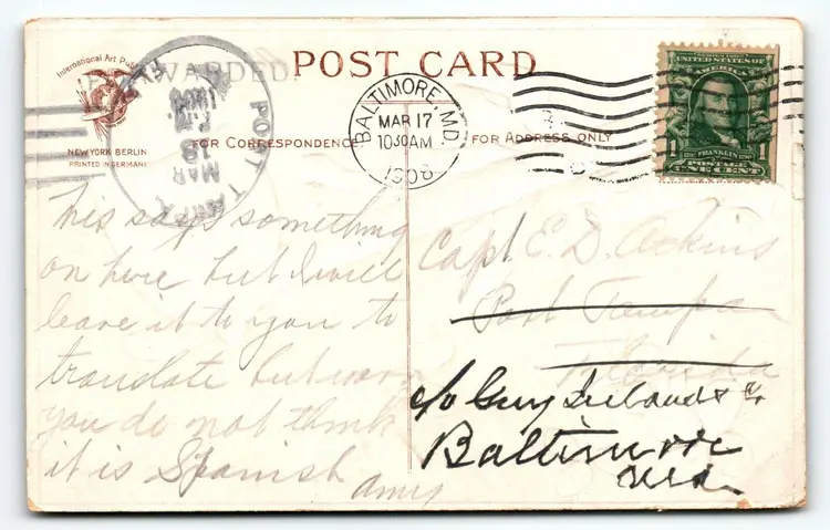 St Patrick's Day Postcard Ellen Clapsaddle Signed Erin Go Bragh Germany 1908