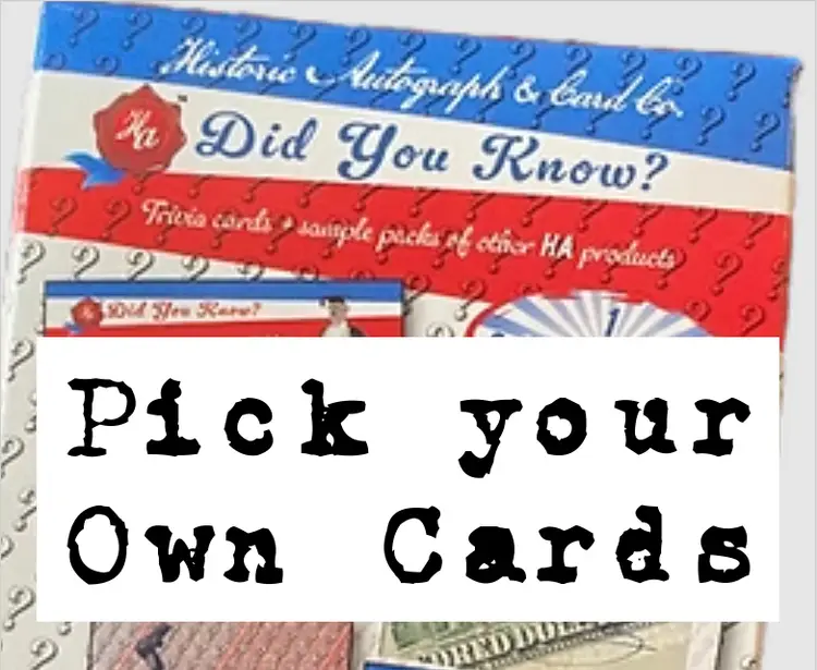 Did You Know - Pick Your Own Cards #HA