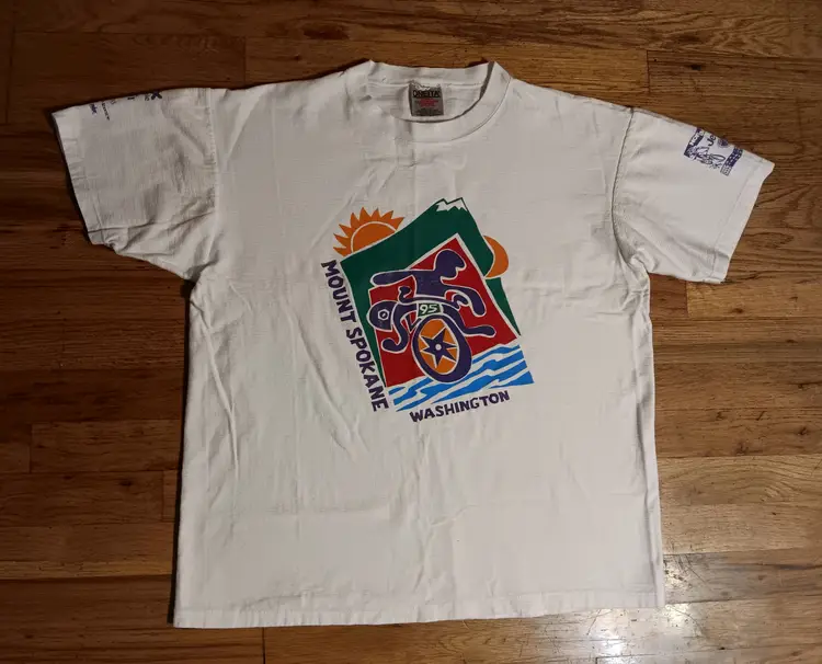 vintage 90s single stitch Bike t-shirt NORBA Off Road Bike Championships JEEP