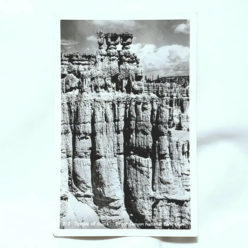 Postcard BRYCE CANYON National Park Utah Temple of Osiris Unused 5 1/2" Vintage