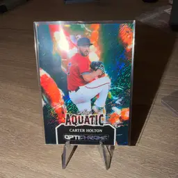 2025 Leaf Optichrome Carter Holton Aquatic 1/1 Atlanta Braves