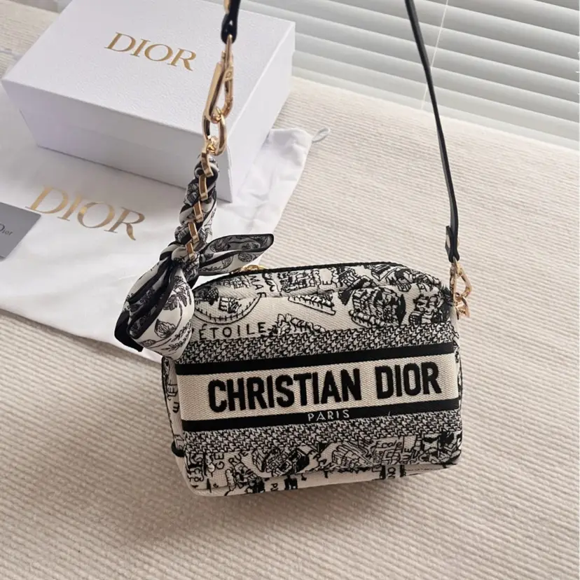 #23 - GWP/VIP DIOR EMBROIDERED CROSSBODY BAG