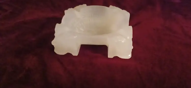 Vintage Alabaster Mexican Aztec Ashtray