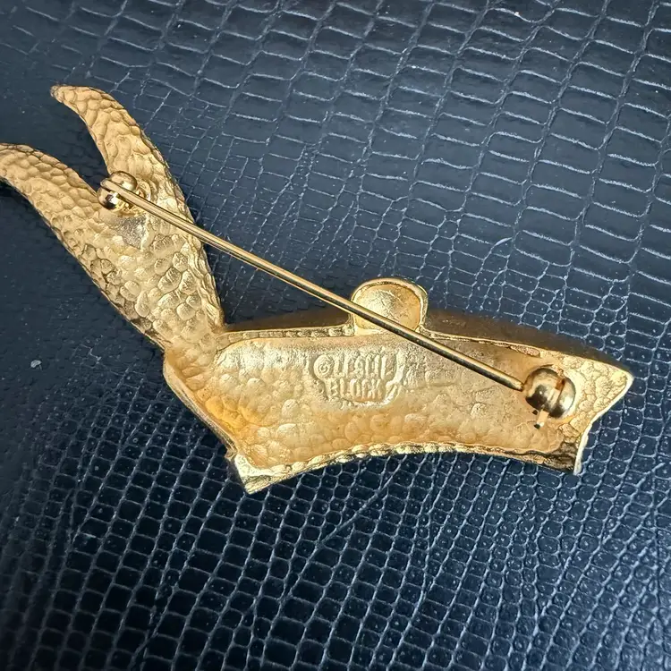 Leslie Block Beret Brooch