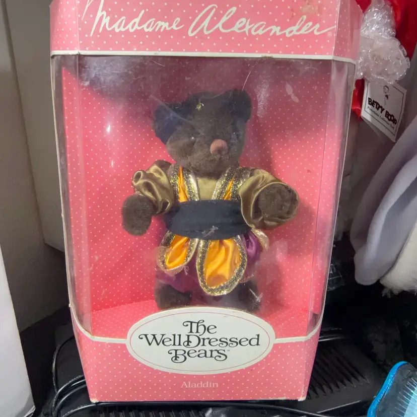 Madame Alexander Plush Well Dressed Aladdin Bear - Box Is Fair