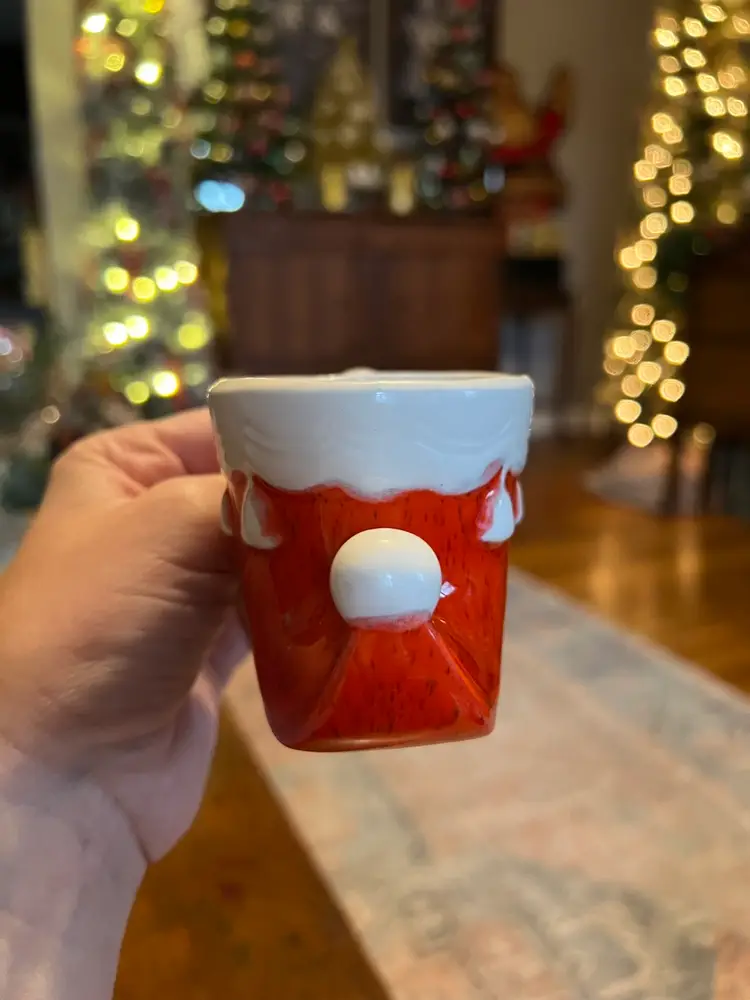 Vintage Christmas Boot Mug
