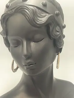 Hoop Dangle Twist VTG Earrings Marked SA925 Oval Textured Post CorpCore 1990s