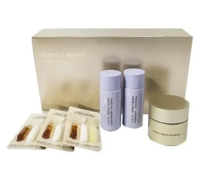 Laneige Perfect Renew Trial Kit 4-Piece Set – Deluxe Sizes – Boxed