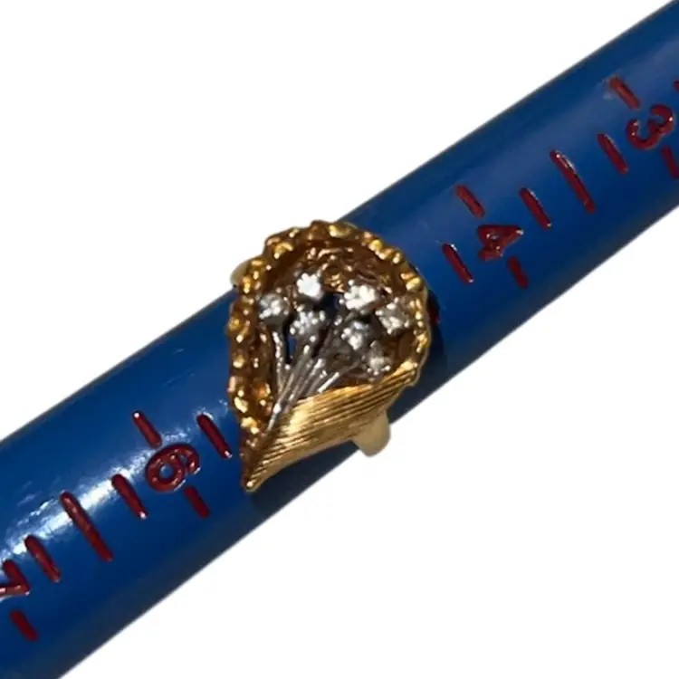 14K HGE (Gold plated) CZ Ring Size 5 Vintage