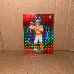 2024 Panini Mosaic Football Bo Nix Red & Green Choice RC