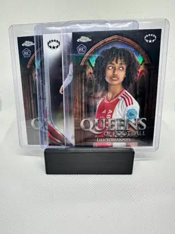 LOT | 2023-24 Topps Chrome UEFA Women's Champions League Lily Yohannes 3 RCs