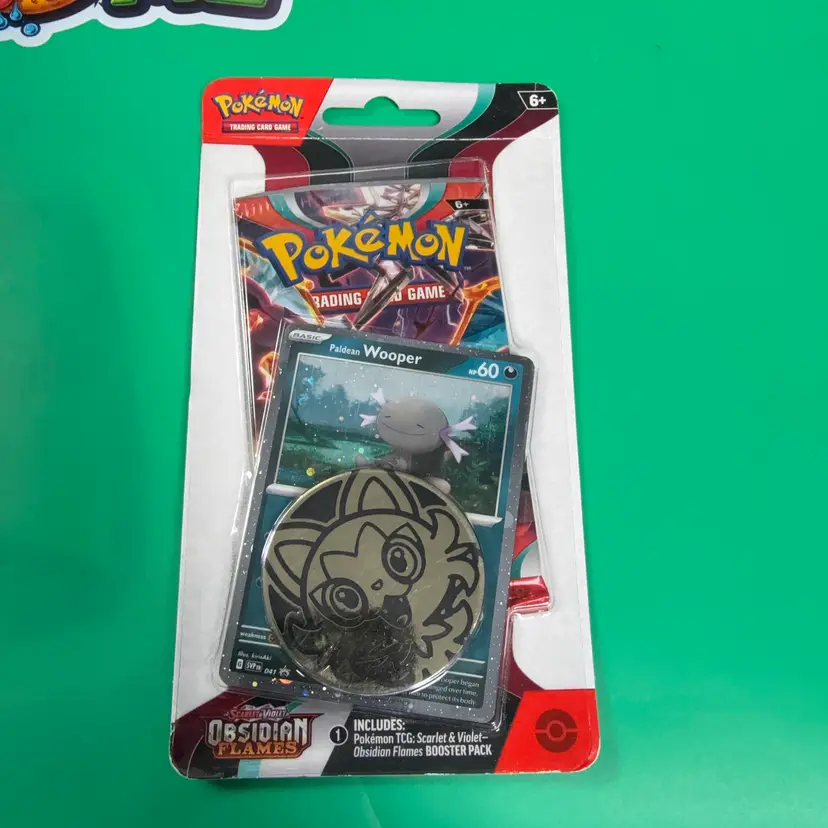 1 obsidian flames booster pack with promo