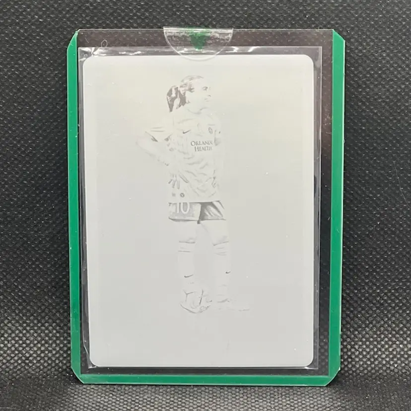 Marta 2024 Parkside NWSL Vintage Black Printing Plate 1/1 Orlando Pride Soccer Card